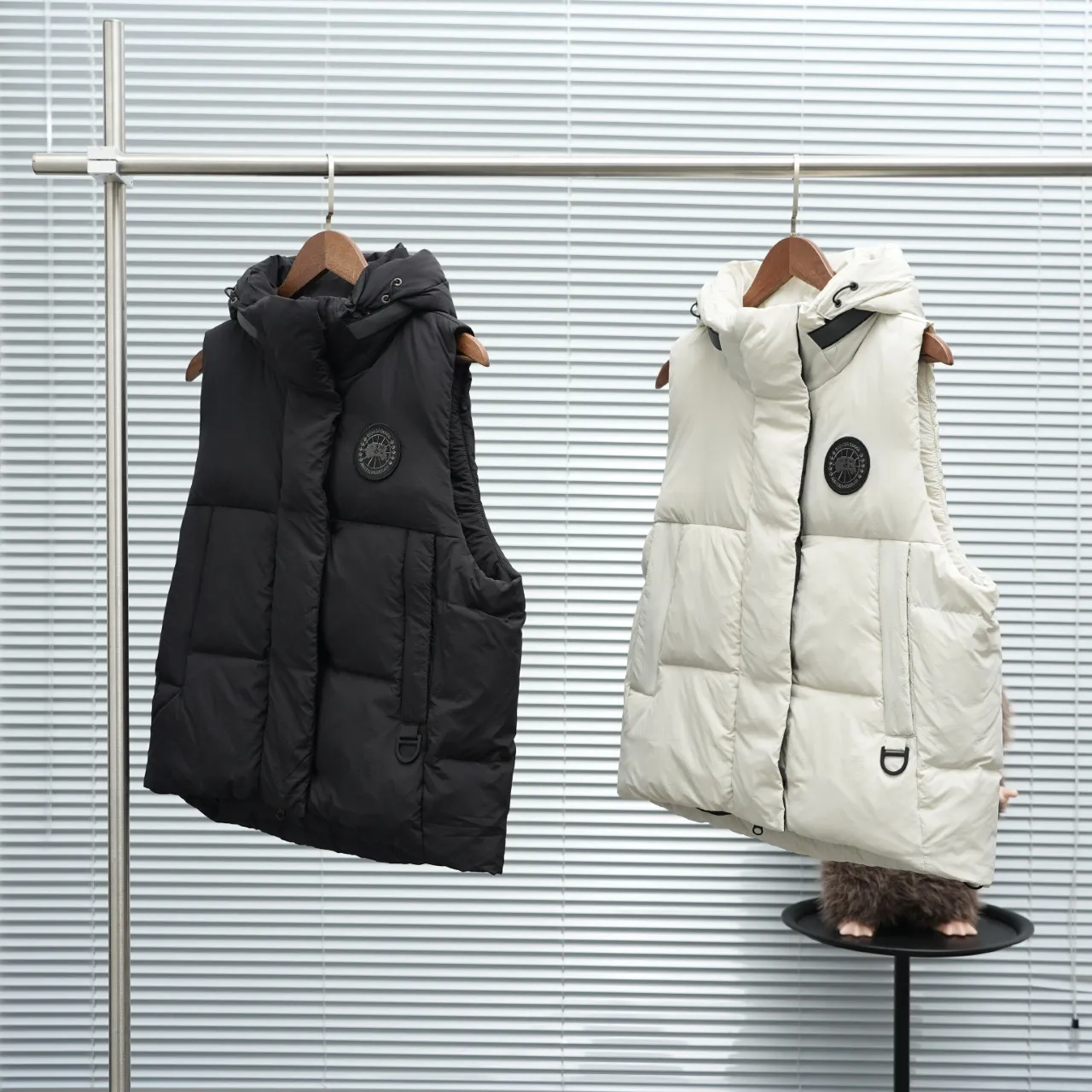 P640 CANDA GOOSE Canada Goose Junction Puffer black label down vest 2622WB Nana's same style down vest Size: XS-XL